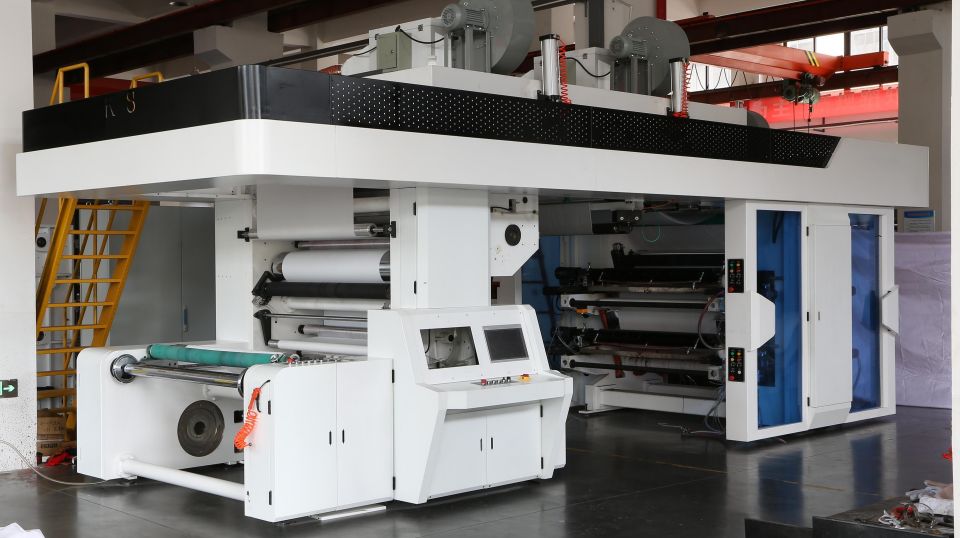 配图1-CI Flexo Printing Machine for Plastic Film