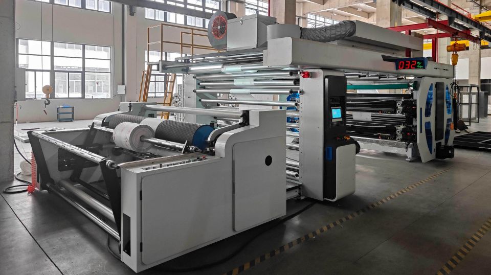 配图4-Flexo Printing Machine for Plastic Film