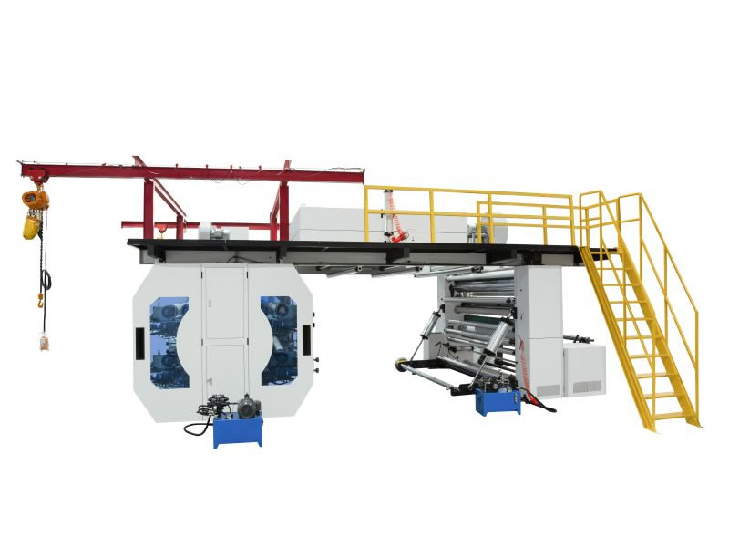 Central Impression Flexo Printing Machine With Foil Stamping  for Nougat Lollipop Candy Chocolate Wrapping Composite Paper