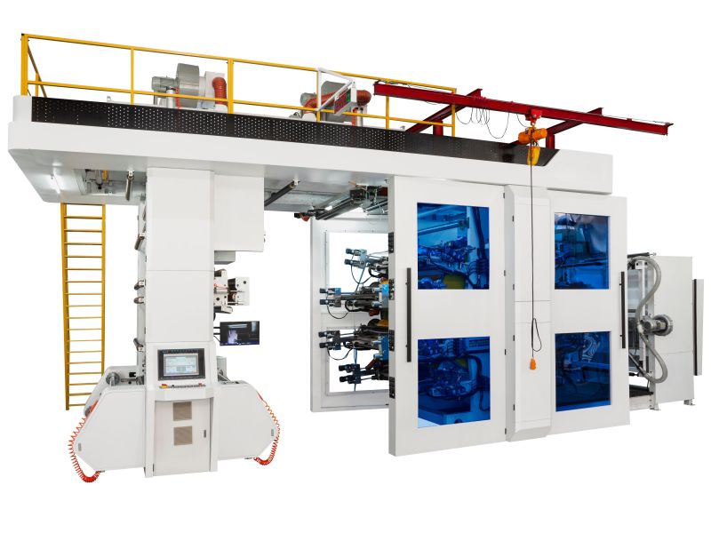 Central Impression Flexographic Press With Water Cooling System for T-Shirt Gift Packaging Three-Dimensional Non-Woven Bag