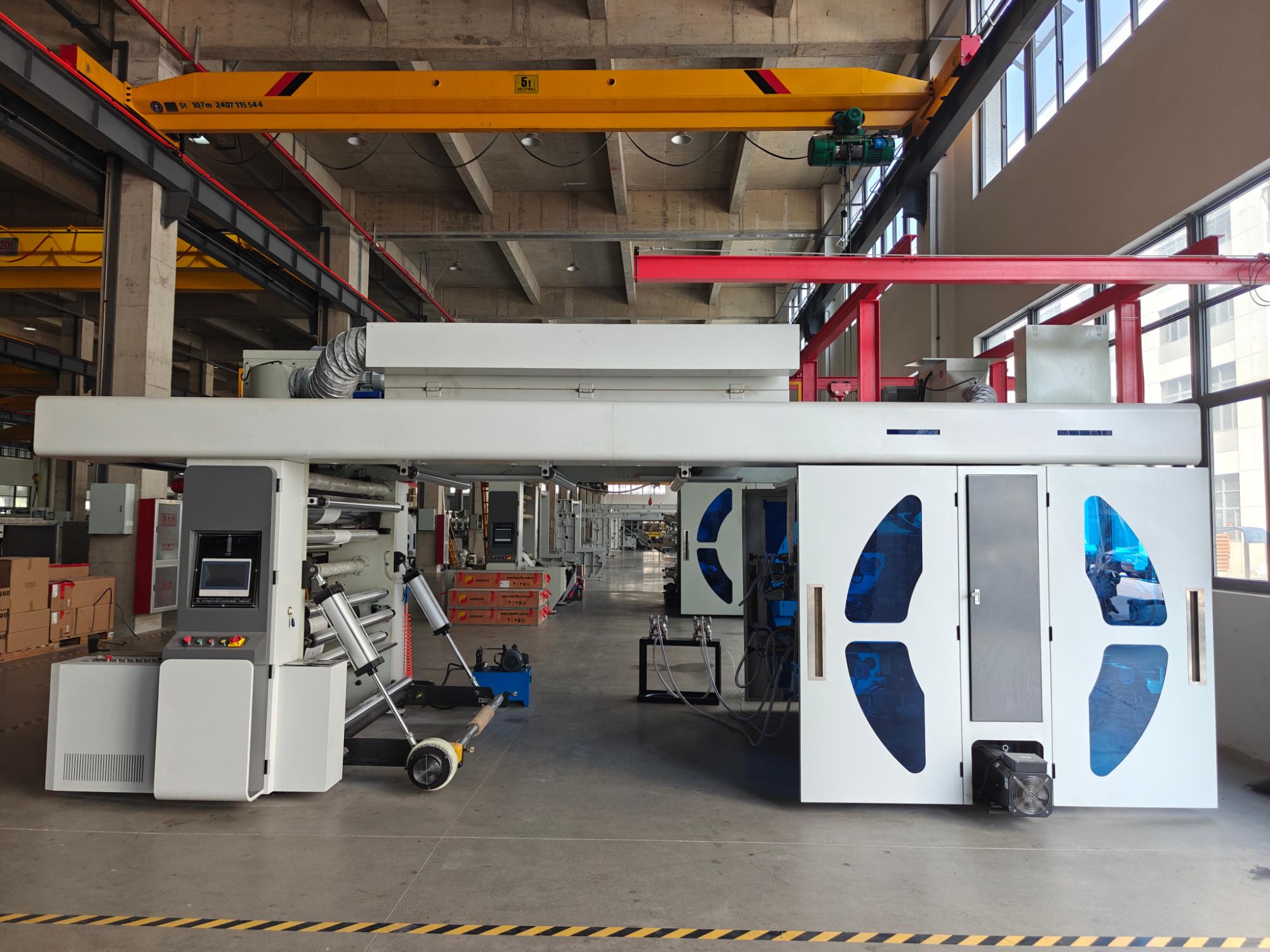 CI Type Flexo Press Machine With Foil Stamping for Oil-Proof PP Polypropylene PET Polyester Non-Woven Bag
