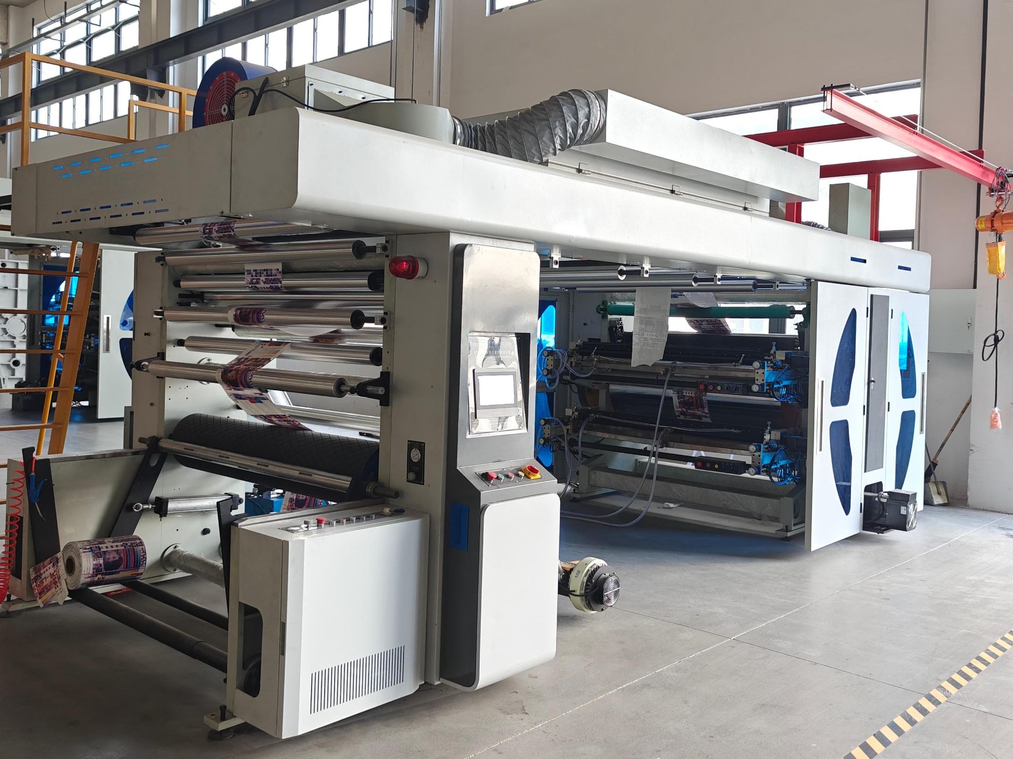 4-Color CI Type Flexo Press Machine With Servo Motor for Environmentally Friendly Hemp Fiber Non-Woven Bag