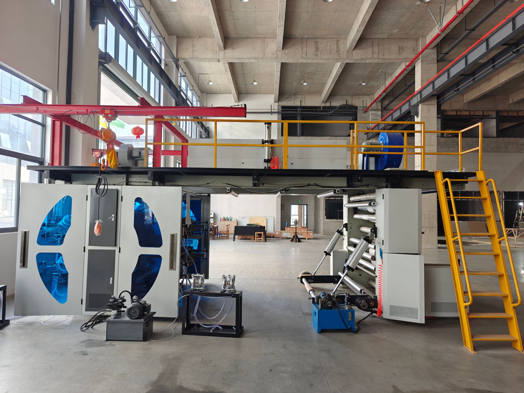 Central Drum Flexographic Printer  With Video Inspection System for Waterproof Dustproof Nylon Non-Woven Bag