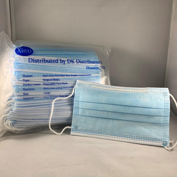 disposable face masks