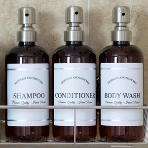 shampoo labels