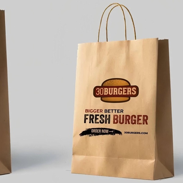 配图3-Hamburger Packaging Paper Bag