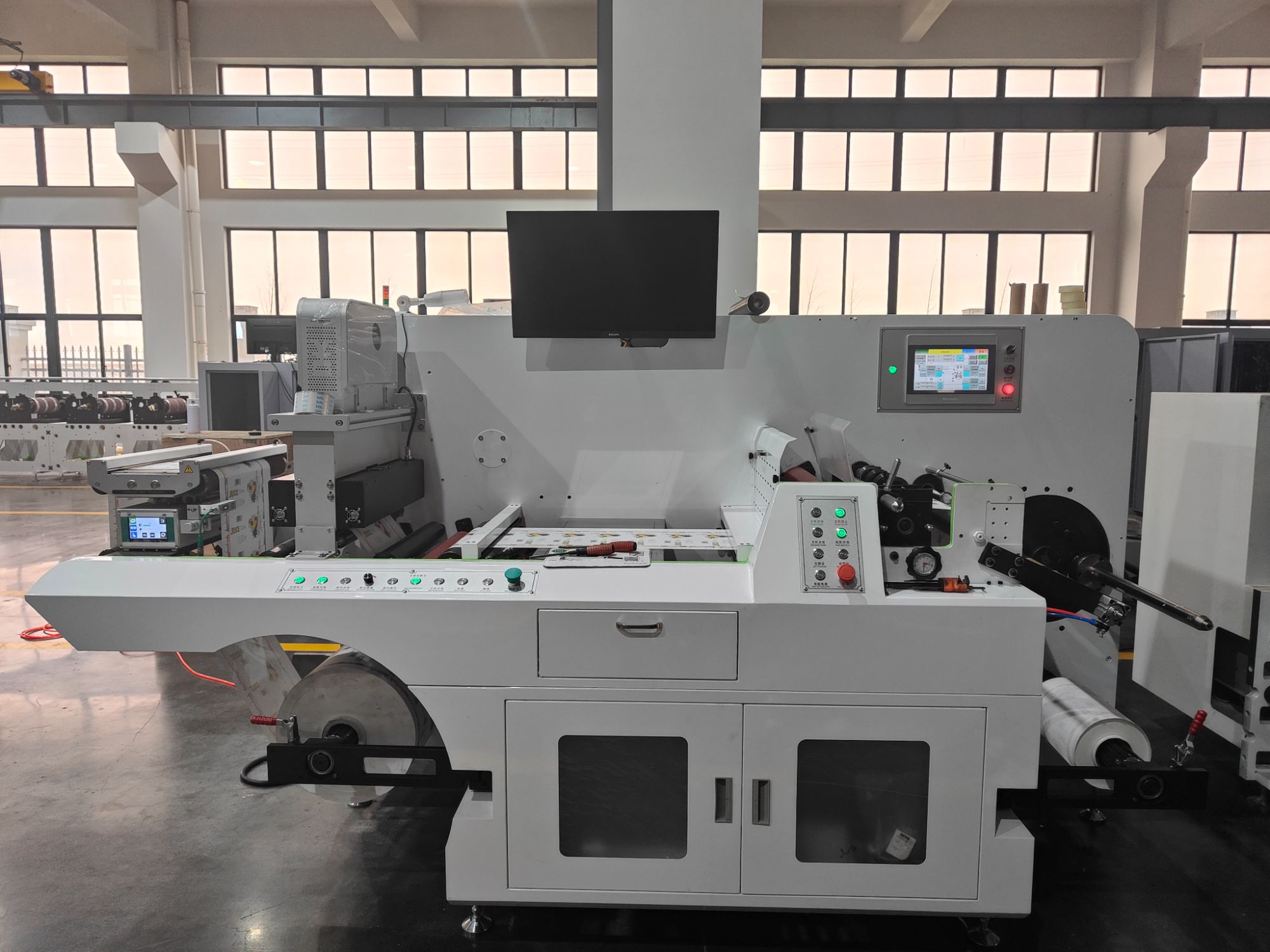 Automatic Label Inspection Machine With Slitting Rewinding Camera Vision  for Beverage Bottle Label