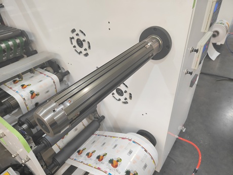 -Die Cutting Unit of Stack Type Flexo Press for Chocolate Wrappers Rewinding Unit 1