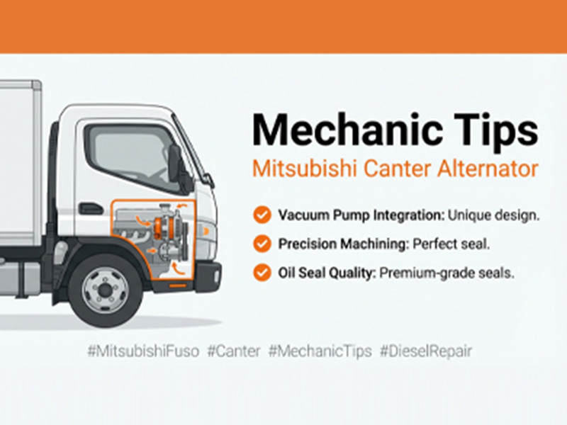 Mechanic Tips: Avoiding Common Pitfalls When Replacing Mitsubishi Canter Alternators