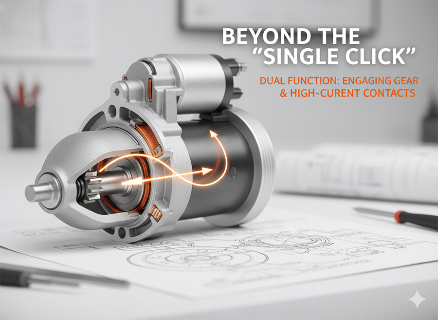 Starter solenoid repair