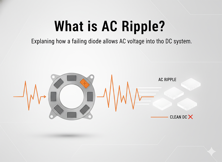 Detect AC ripple voltage