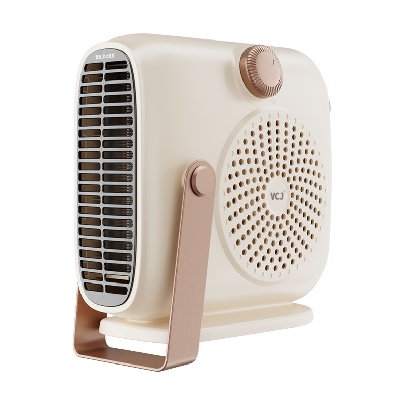 SY-B02: 2000W desktop heater of Chinese manufacturer, featuring ABS + flame-retardant materials, covering 10㎡