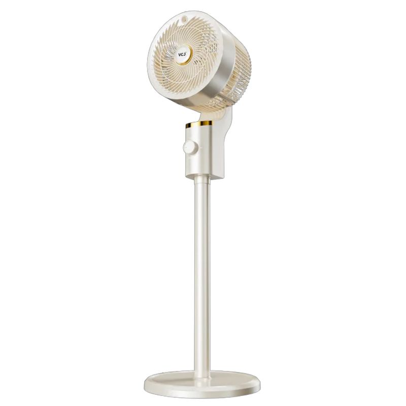 Low-noise standing fan, whisper-quiet operation, coolness without disturbance