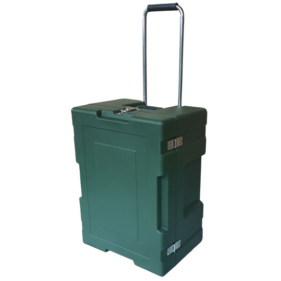 Waterproof Plastic Equipment Trolley Rotomolded Case (533627)