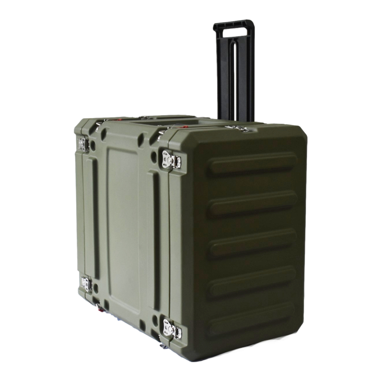Waterproof IP65 Trolley Shock Rack Case (6U 665335)