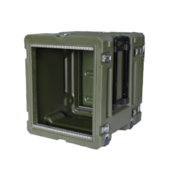 19 Inch Hard Plastic Shockproof Flight Rack Mount Case (8U 584937)