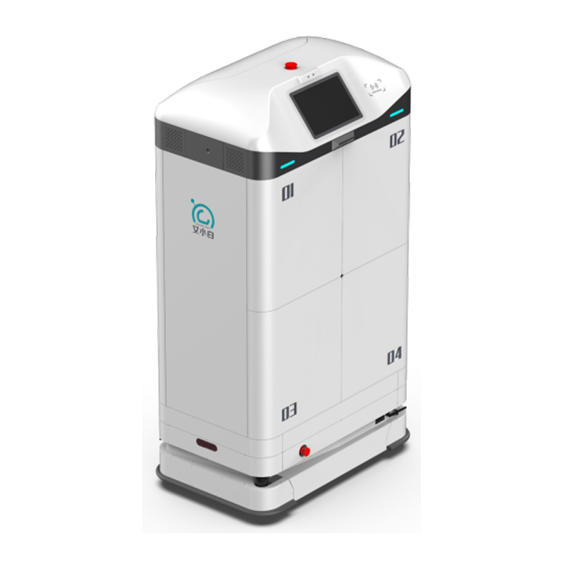 300KG Enclosed AMR Medical Delivery Robot for Hospitals Supplies