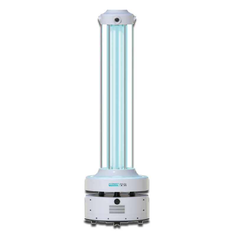 Autonomous UV-C Disinfection Robot 10000h Lamp Life Laser+Vision Navigation Medical Sterilization