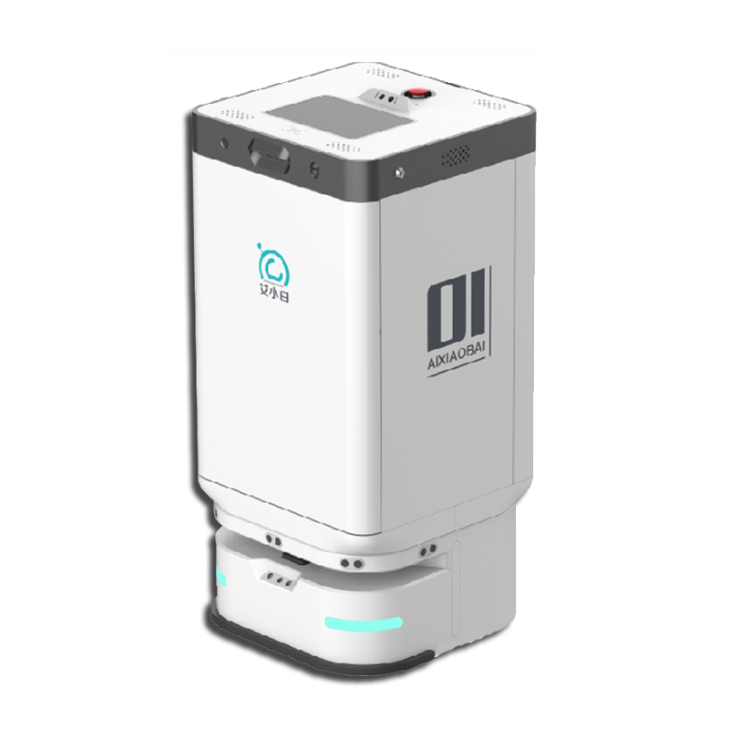 60KG Enclosed Autonomous Delivery Robot for Hospital AMR/AGV in Healthcare