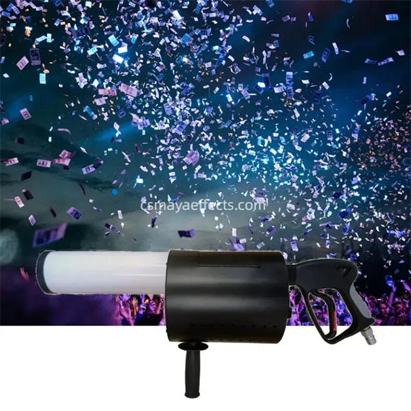 Add an extra element of fun and excitement with our CO2 LED confetti gun