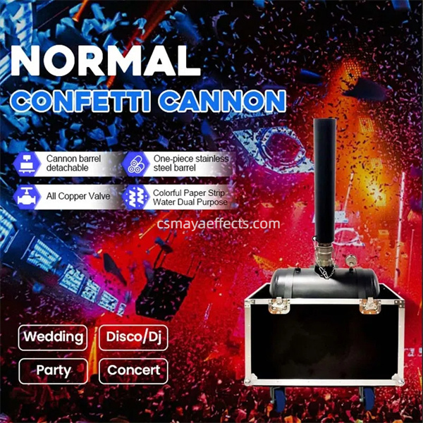 Revolutionize the way you celebrate with a confetti paper blast machine.