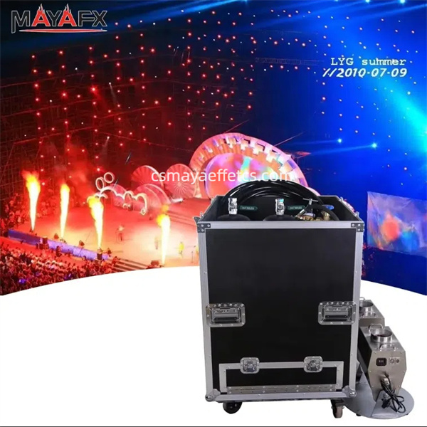 Creating unforgettable moments with the mesmerizing effects of a flame machine