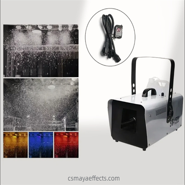 Experience the Magic of Snowfall Anywhere with an Indoor Snow Machine