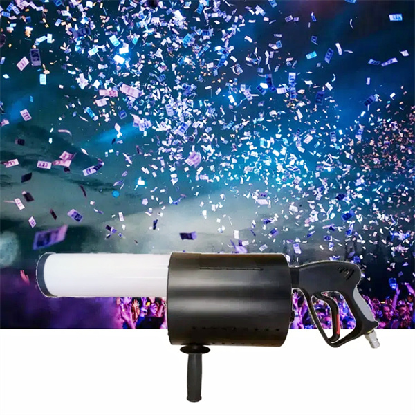 Light up the night with our dynamic LED CO2 confetti gun