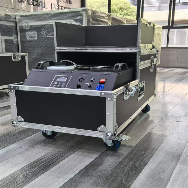 Achieving professional quality fog effects with a low lying fog machine
