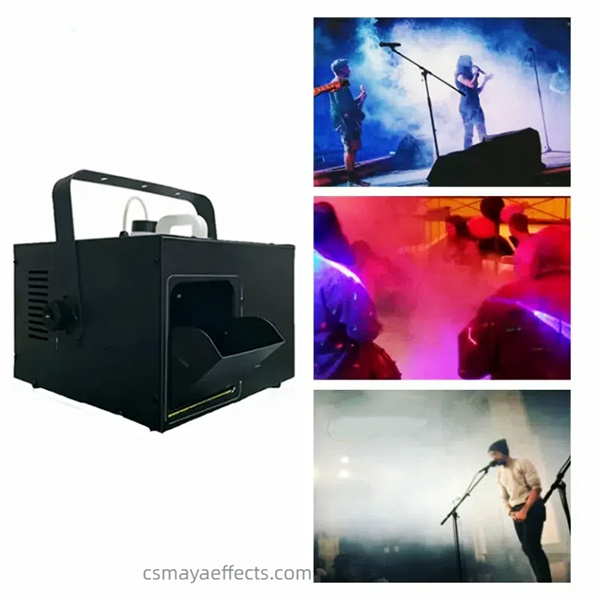 Achieving the perfect level of fog with a professional fog machine