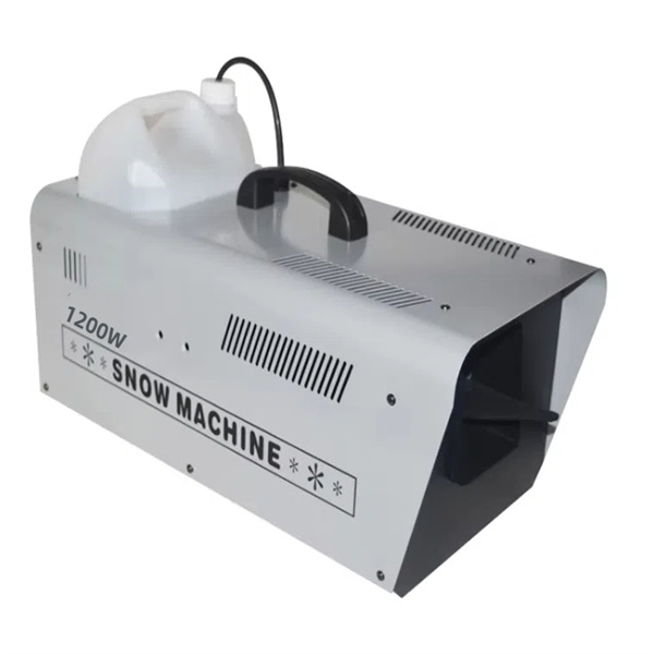 The snow-making machines are powerful and can produce a lot of snow quickly.