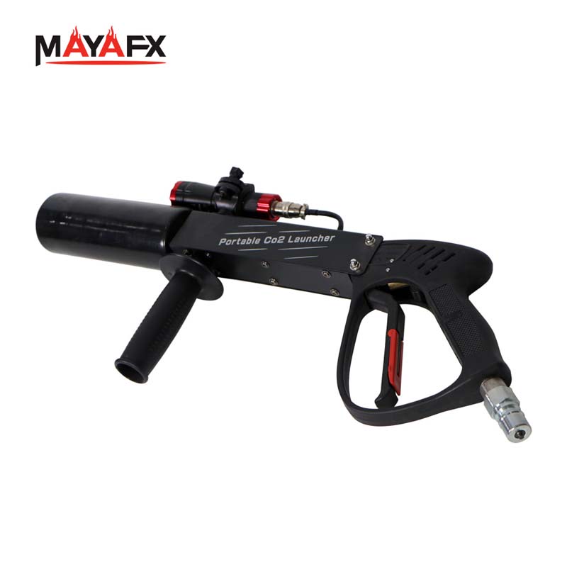 مسدس هواء محمول لقاذف ثاني أكسيد الكربون لحفلات الزفاف والديسكو والنوادي الليلية