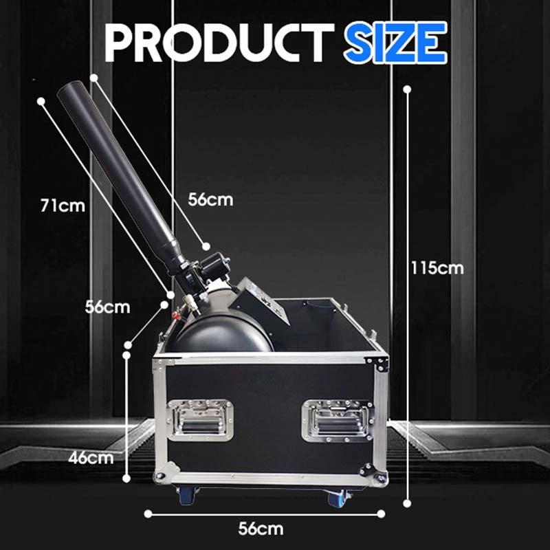 مدفع سماء كونفيتي بقوة 100 واط لتأثير مسرحي مثالي مع تحكم كهربائي