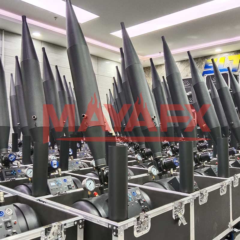 مدفع مائي مسرحي للمهرجانات الموسيقية مزود بمدفع عالي الضغط