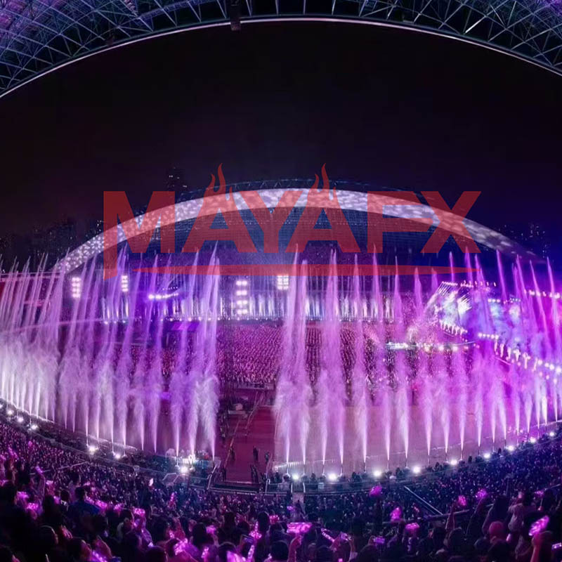 مدفع مائي مسرحي للمهرجانات الموسيقية مزود بمدفع عالي الضغط