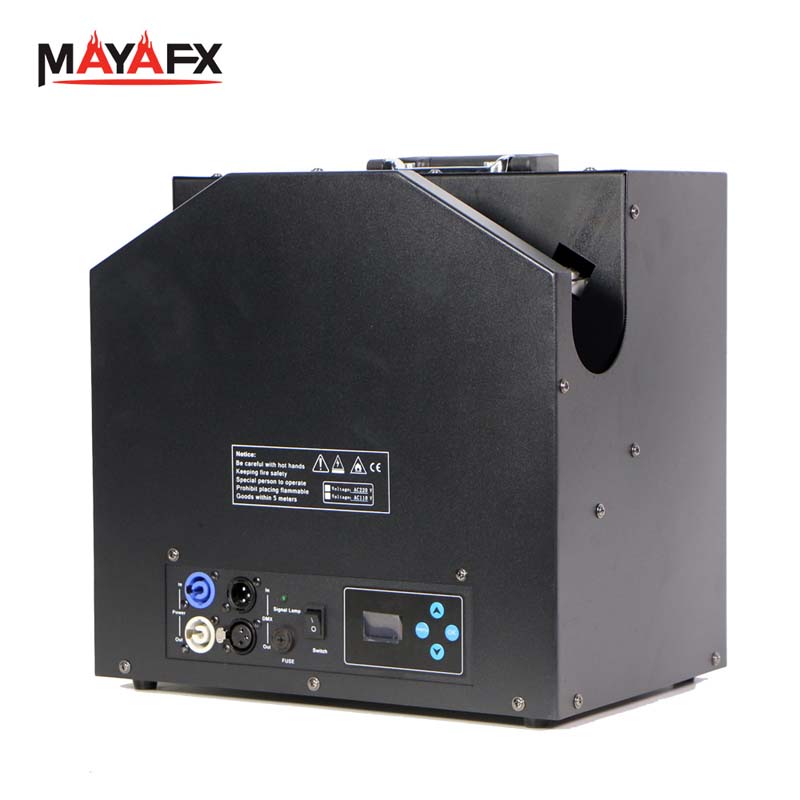 جهاز نفث شعلة ثلاثي صغير للدي جي ديسكو بار حانة موسيقى مهرجان حفلة