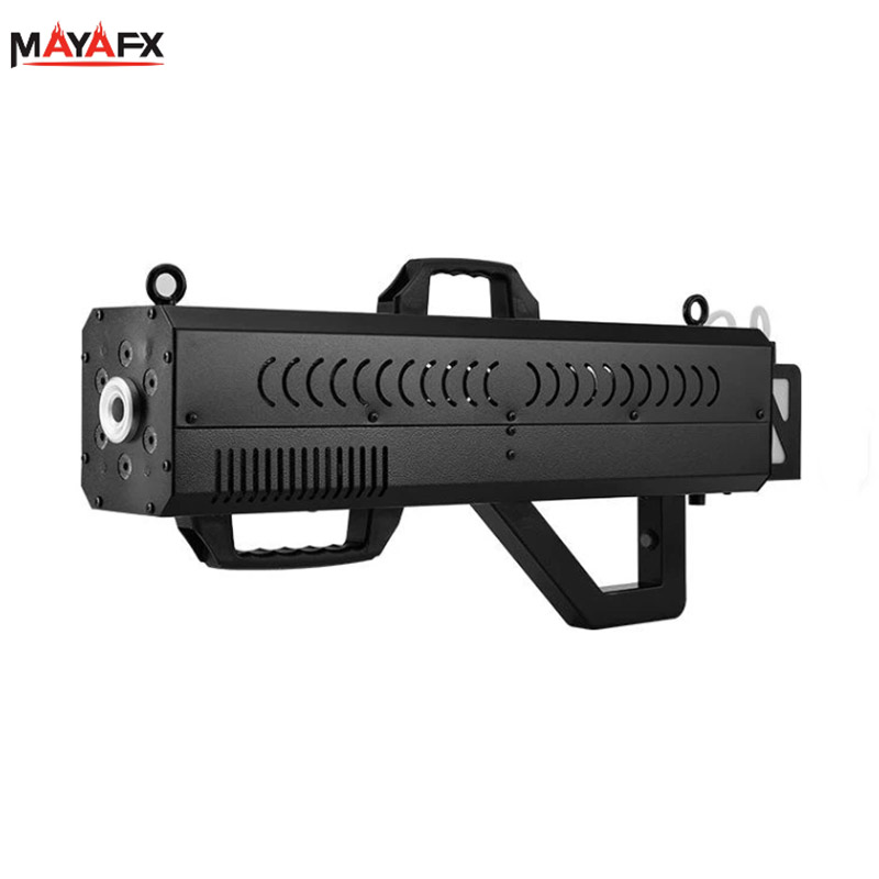 آلة مسدس هواء ضبابي LED محمولة باليد لمعدات المسرح لفعاليات DJ على المسرح والحفلات الليلية