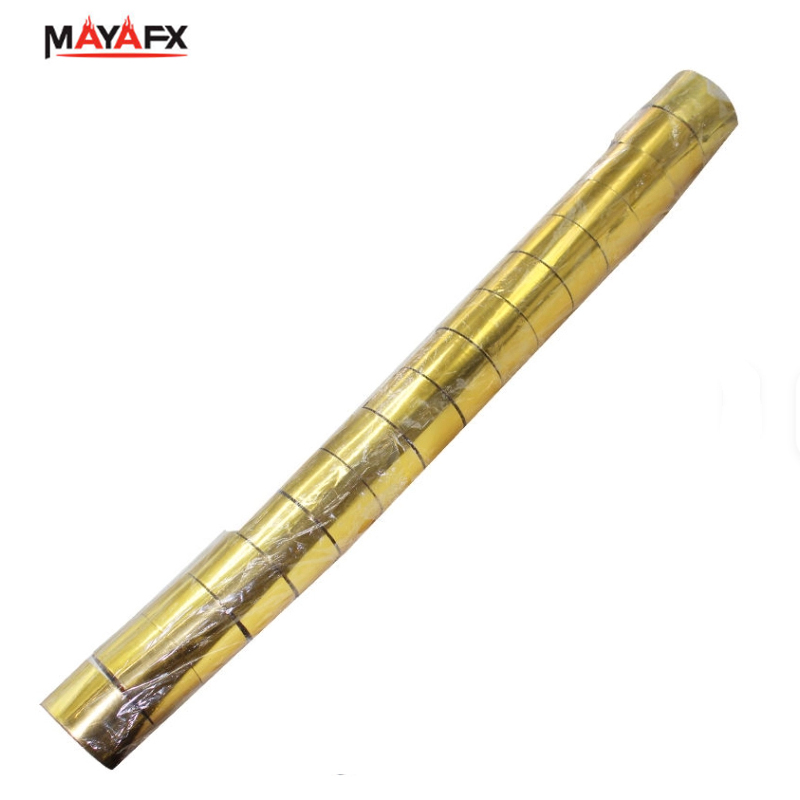 شرائط ملونة مقاومة للحريق من MAYAFX بطول 10 أمتار لتأثيرات المسرح، آلة إطلاق القصاصات الورقية، حفلات الزفاف والمناسبات