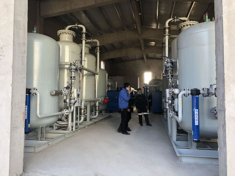 Application of nitrogen making machine in mining well