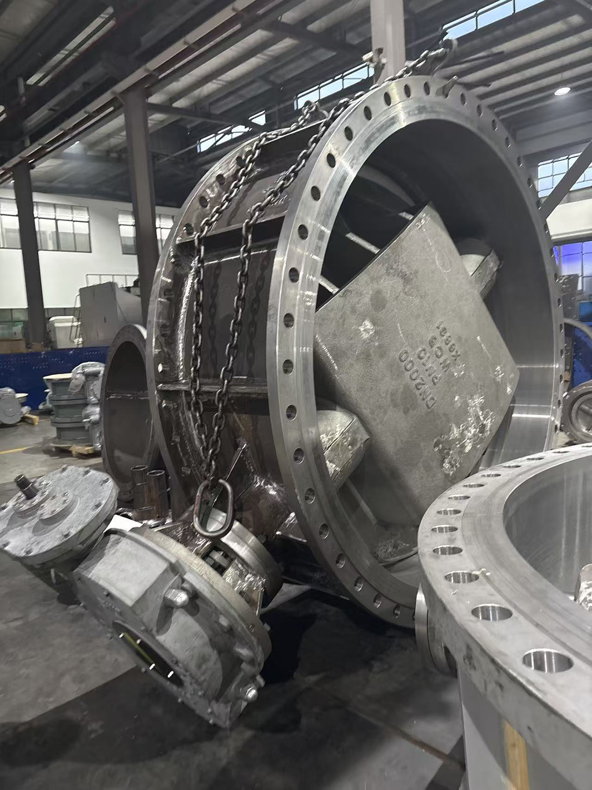largest butterfly valve in the world