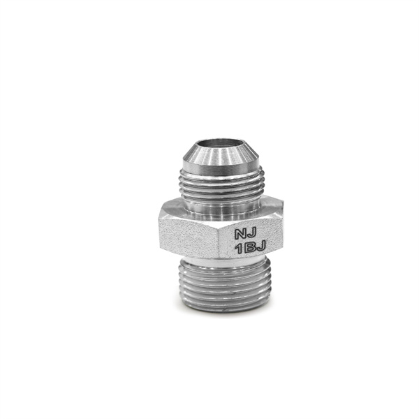 Ensuring a secure fit with BSP to JIC adapter.