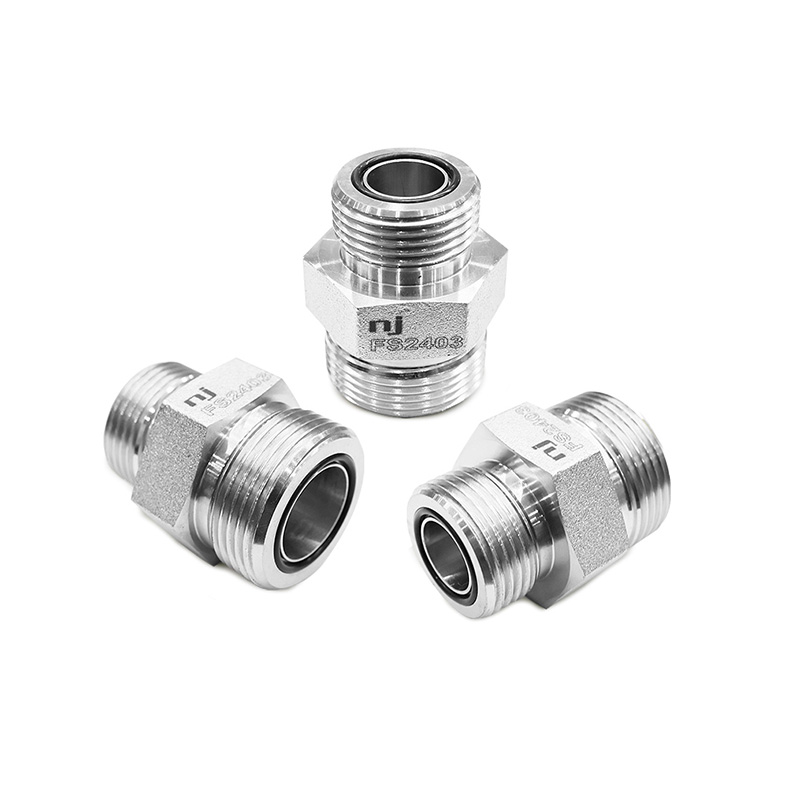 SAE Standard Carbon steel Stainless steel O-Ring Face Seal Hydraulic Adapters