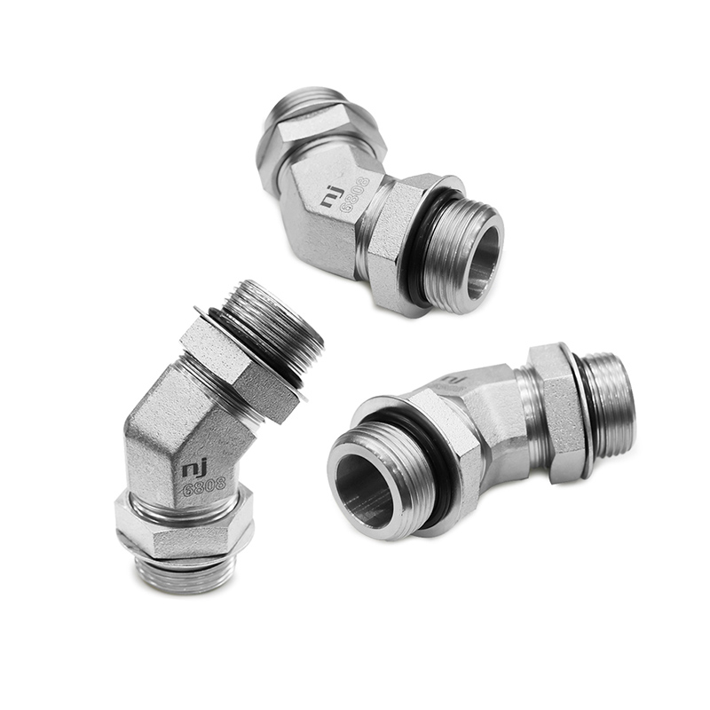 SAE Standard Carbon & Stainless Steel O-Ring Boss Hydraulic Adapters - Durable & High-Pressure
