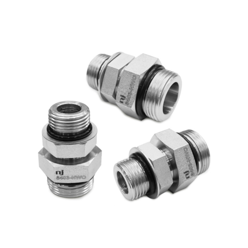 SAE Standard Carbon & Stainless Steel O-Ring Boss Hydraulic Adapters - Durable & High-Pressure
