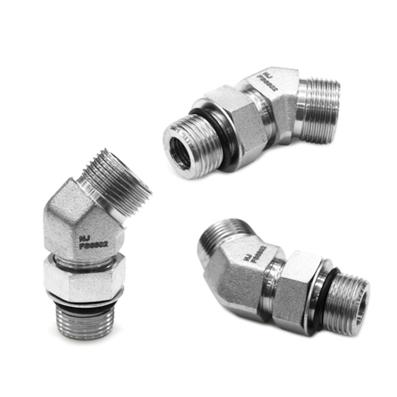 SAE Standard Carbon & Stainless Steel O-Ring Boss Hydraulic Adapters - Durable & High-Pressure