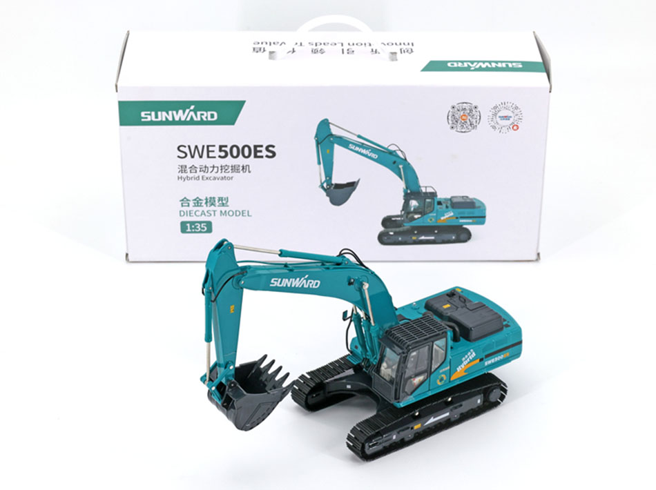 SWE500ES энергияны үнөмдөөчү экскаватор эритмеси модели инженердик унаа оюнчуктары