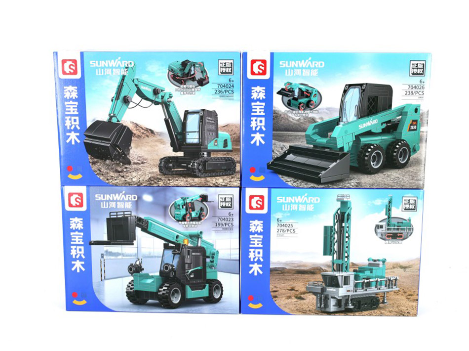 Sunward курулуш унаасынын курулуш блокторунун топтому Экскаватор жүктөгүч жүктөгүч жүк ташуучу унаа тиштүү дөңгөлөгү