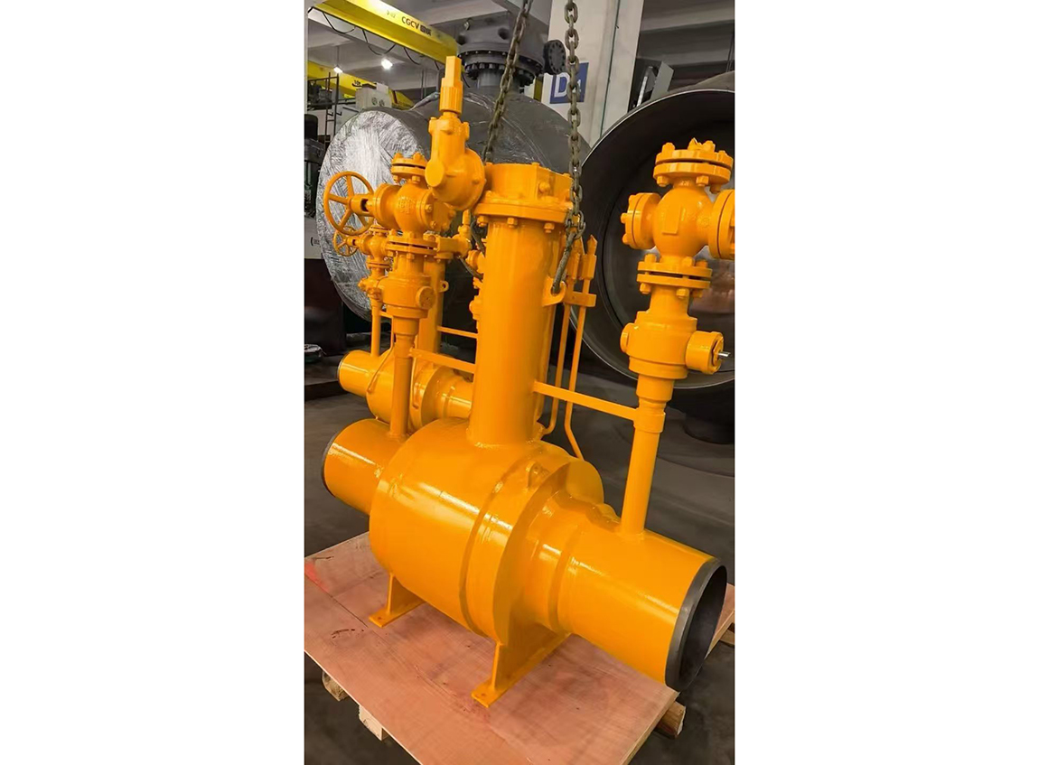 DN300 fullywelded ball valve skid 2
