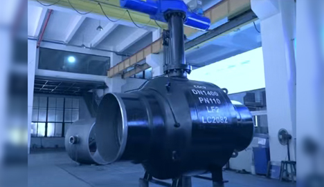 Enterprise Strength Highlight: Successful R&D and Manufacturing of DN1400-PN110 LF2 Fully Welded Ball Valve