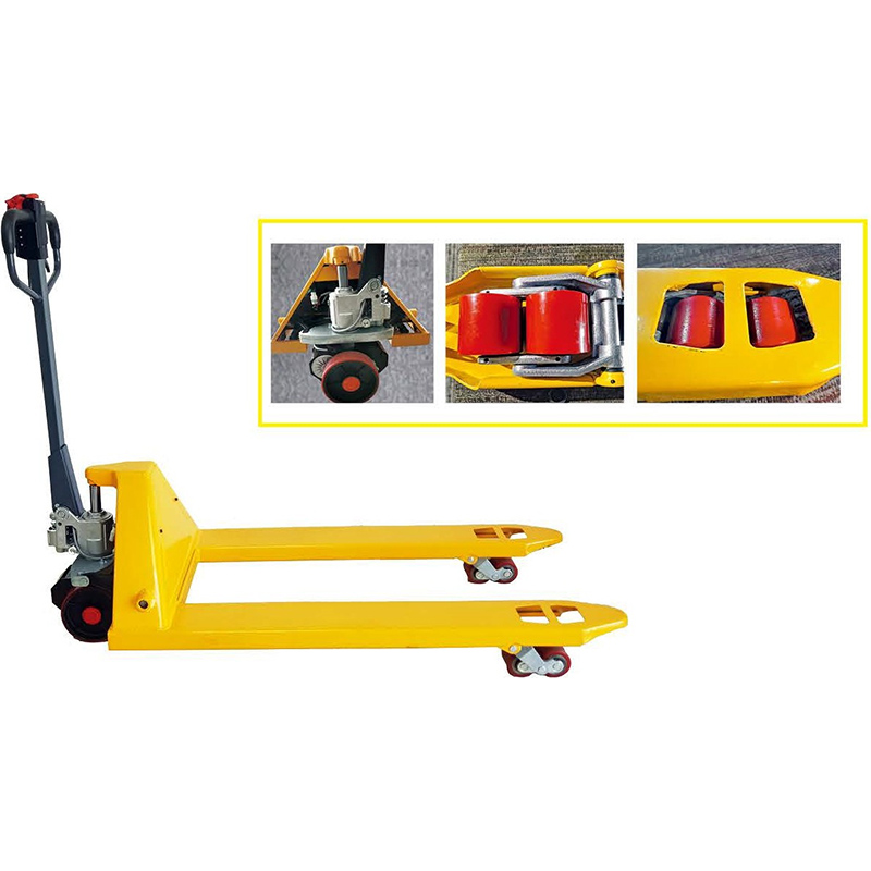 Semi-Electric Hand Pallet Truck 1500/2000kg Hydraulic Casting Pump with PU Wheel